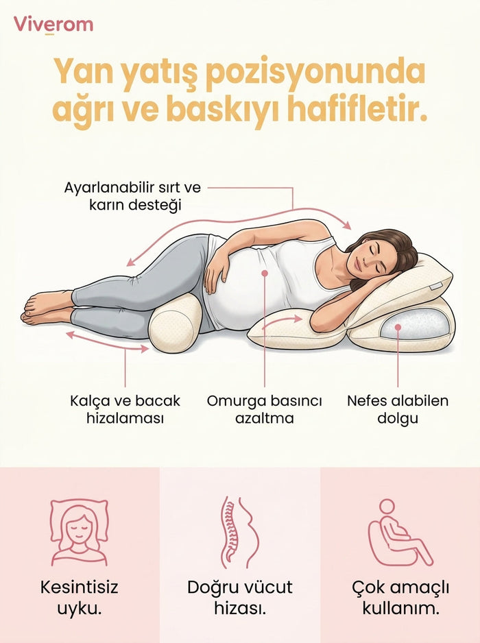 Viverom Ortopedik Hamile Yastığı 10